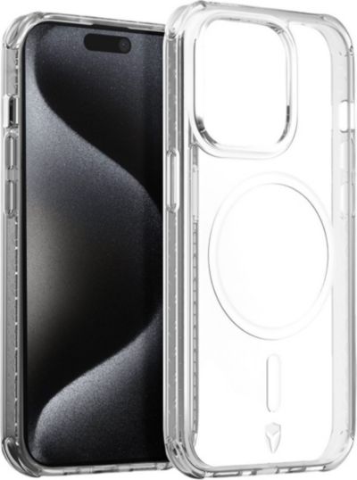 Coque FORCE CASE iPhone 15 Pro Max MagSafe transparente