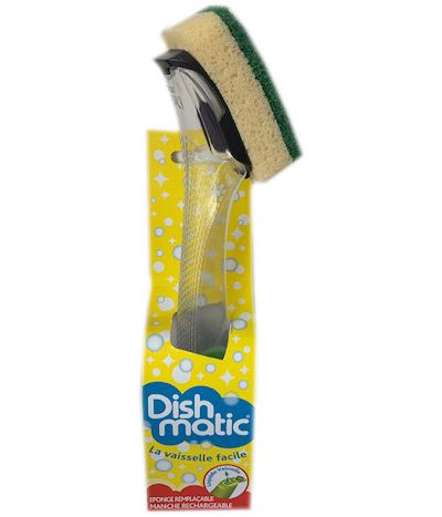 Eponge DISHMATIC avec manche dishmatic