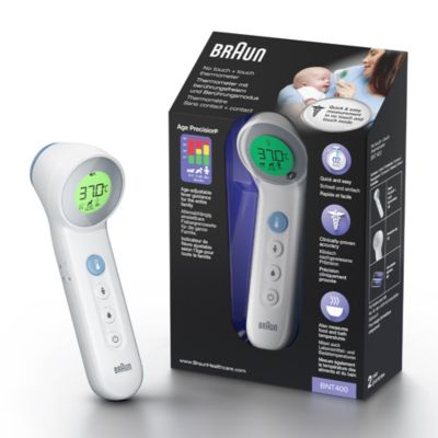 Braun Thermomètre avec/sans contact BNT400WE