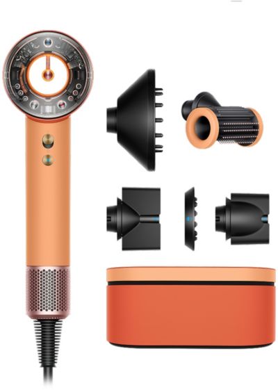 Sèche cheveux DYSON Supersonic Nural cheveux raides à ondulés Céramique Abricot