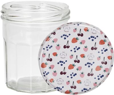 Bocal LILY COOK à confiture couvercle imprimé 30cl M24