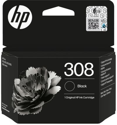 Cartouche d'encre HP 308 noire + 3 couleurs