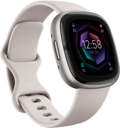 FITBIT Sense 2 Aluminium Platine et Blanc