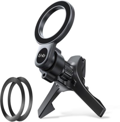 Support smartphone TNB Support magnétique compact aération Noir