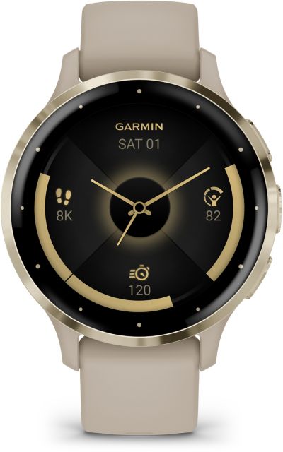 GARMIN Venu 3S French gray + Cream Gold