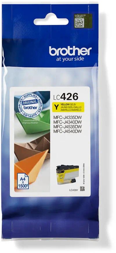 Cartouche d'encre BROTHER Originale LC426 Jaune (Yellow) Standard - LC426Y