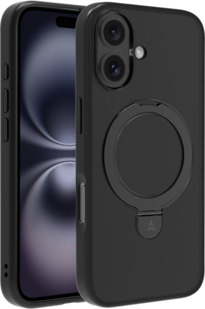 Coque ADEQWAT iPhone 17 Pro Max Magnétique Stand Noir