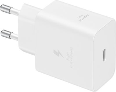 Chargeur secteur SAMSUNG GaN 45W USB-C blanc