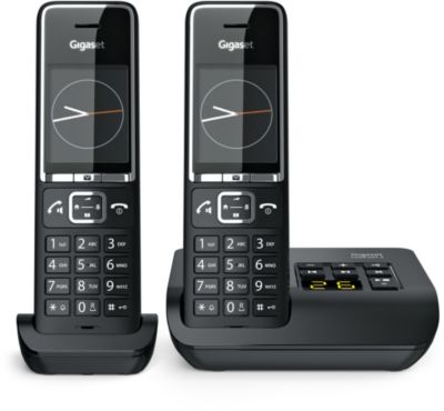 Téléphone sans fil GIGASET COMFORT 550A DUO NOIR