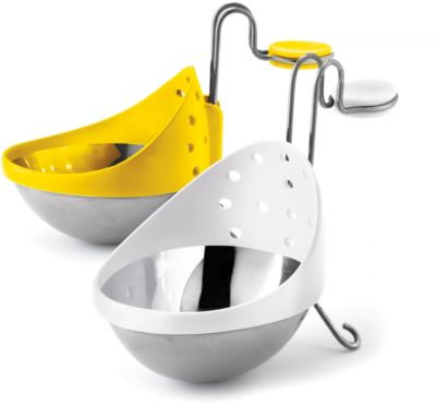 CUISIPRO acier inoxydable X 2   jaune/blanc