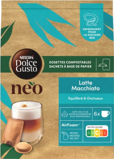 Dosette NESTLE NESCAFE DOLCE GUSTO NEO Latte Macchiato 6Pods + 6 sachets