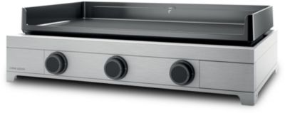 Plancha gaz FORGE ADOUR Modern 75 Inox 3 brûleurs à poser, 74.4x40.2 cm