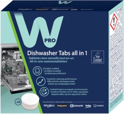 WPRO lave-vaisselle Ecolabel x 24