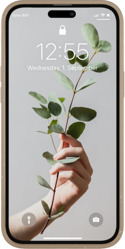 WOODCESSORIES iPhone 14 Pro Max transparent Taupe