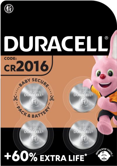 Pile DURACELL DL/CR 2016 x4