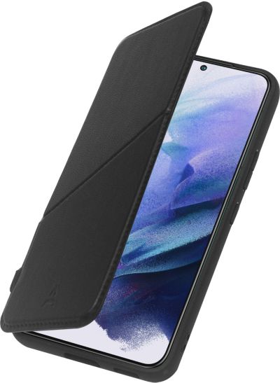 ADEQWAT Samsung S22+ Cuir noir