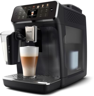 Expresso Broyeur PHILIPS EP4441/50 SilentBrew LatteGo Noir