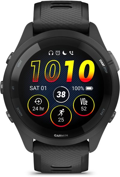 Montre connectée GARMIN Forerunner 265 Music Noire / GRIS AMOLED GPS IP6X