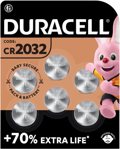 Pile DURACELL DL/CR 2032 x6
