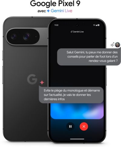 GOOGLE Pixel 9 Noir Volcanique 256Go