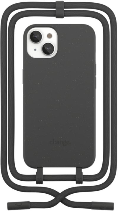 WOODCESSORIES iPhone 14 Plus Tour de cou noir