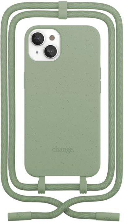 WOODCESSORIES iPhone 14 Plus Tour de cou vert