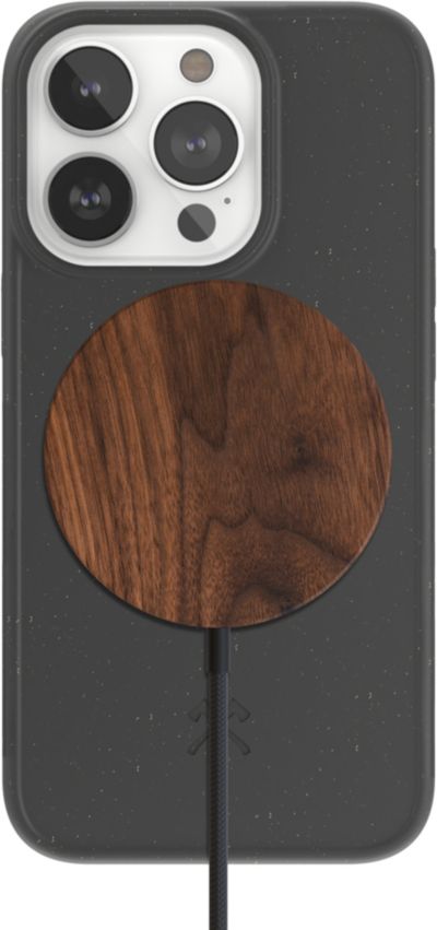 WOODCESSORIES iPhone 14 Pro BioCase noir
