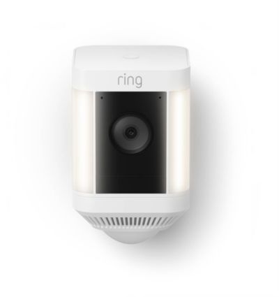 RING Wifi Spotlight Cam Plus blanche