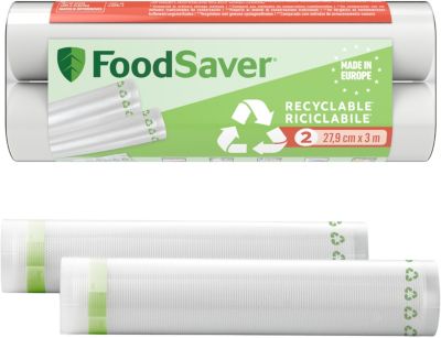 FOOD SAVER FSRE2802X01 2 rouleaux 28cm X 3m
