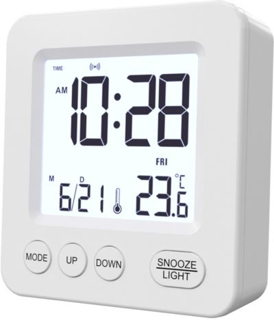 Radio réveil ESSENTIELB de voyage EBRV1 Blanc