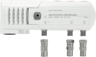 TELEVES intérieur 2 TV 22db réglable avec LED