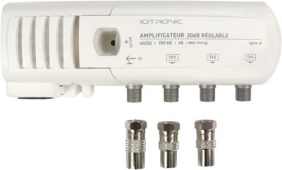 TELEVES intérieur 3 TV 20db réglable avec LED
