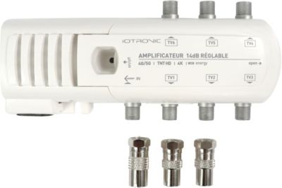 TELEVES intérieur 6 TV 14db réglable avec LED