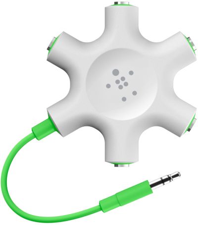Dédoubleur BELKIN audio jack 3.5 mm x5 banc