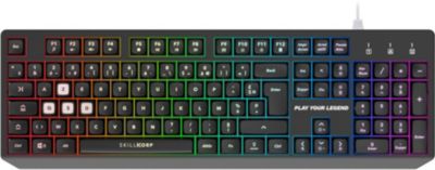 Clavier gamer SKILLKORP K5 Noir Membrane Access