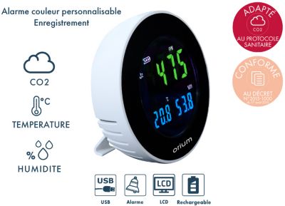 ORIUM Mesureur de CO2 Quaelis 16
