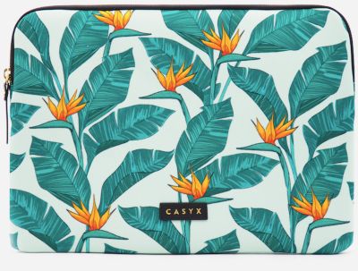 Housse CASYX Pour PC ou Macbook 15''Birds of Paradise