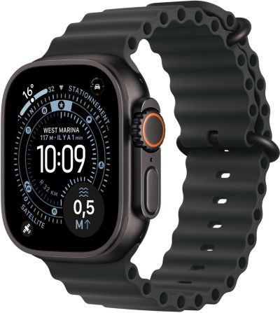 Montre connectée APPLE WATCH 49mm Tit Noir / Noir Ocean Ultra 3 Cell