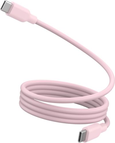 Câble de charge ESSENTIELB vers USB-C silicone magnétique 1M Rose