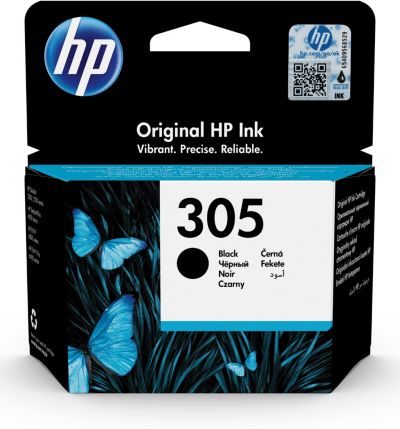 Cartouche d'encre HP Originale 305 Noire Standard - 3YM61AE