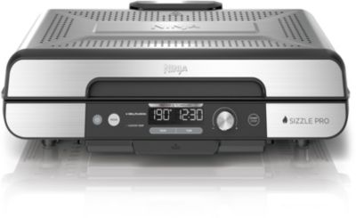 Grille-viande NINJA GX101EU gris grill/plancha intérieurXL à poser, 47x24.7 cm
