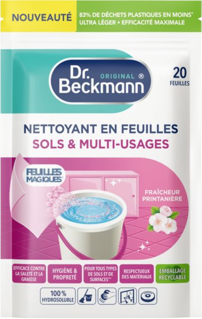 Détachant textile DR BECKMANN Feuille Magique sol & multi-usages Fraic