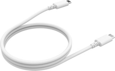 Câble de charge LISTO USB-C vers USB-C 1M Blanc