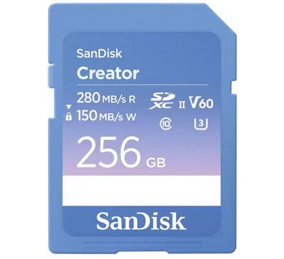 Carte SD SANDISK 256Go UHS-II  Creator