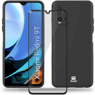 IBROZ Xiaomi Redmi 9T Coque noir