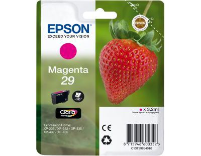 Cartouche d'encre EPSON Originale T2983 Magenta Série Fraise - C13T29834010
