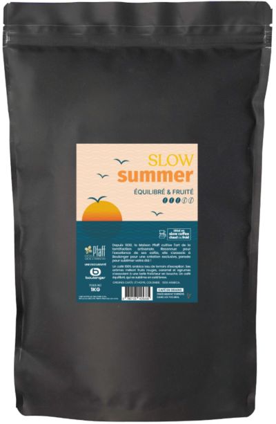 Café en grain PFAFF Slow Summer Blend2 Ethiopie/Colombie 1Kg