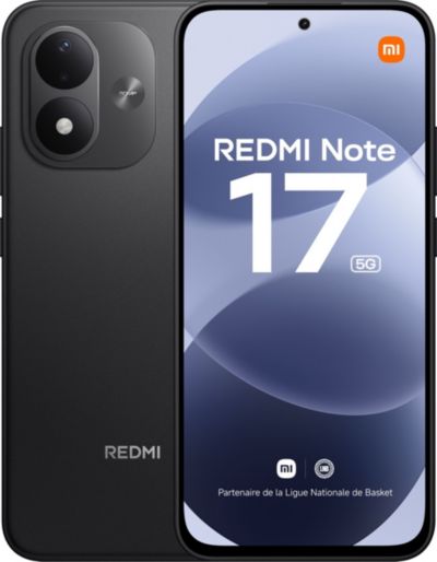 Smartphone XIAOMI Redmi Note 17 5G 128Go Noir