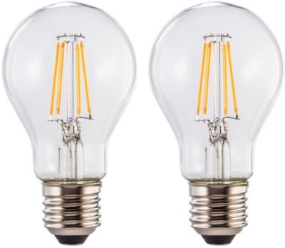 XAVAX LED E27 6.5W CLA x2
