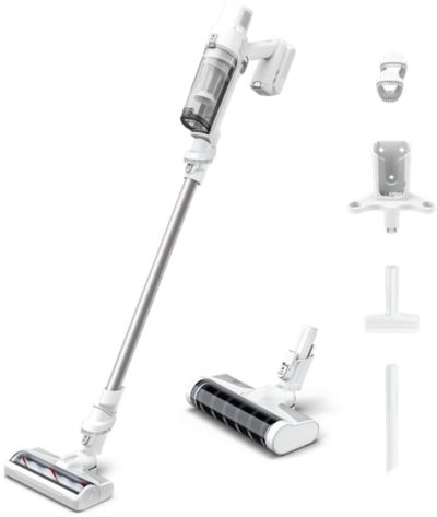 Aspirateur balai ROWENTA sans fil X-Pert 7.60 RH6A37WO avec brosse LED, jusqu'à 45 min d'aspiration